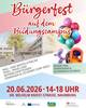 flyer b rgerfest bc naumburg © Burgenlandkreis