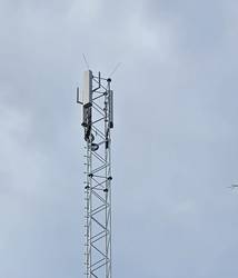 5G-Mast bei der Infra Zeitz
