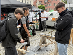 Handwerksmesse auf dem Markt in Naumburg