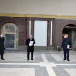 Burgenlandkreis platziert Stabsstelle Strukturwandel mitten im Revier - in Zeitz Übergabe Fördermittelbescheid Internetseite