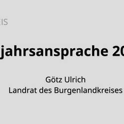 Neujahrsansprache 2022