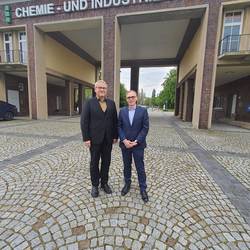 Landrat Götz Ulrich und Christoph Hansel © Pressestelle Burgenlandkreis img 20230511 wa0018