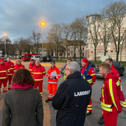 Verabschiedung des Fachdienstes der Wasserrettung des Burgenlandkreises © Pressestelle Burgenlandkreis hochwasser