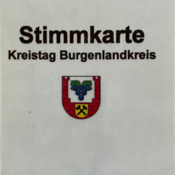 Stimmkarte © Pressestelle Burgenlandkreis bild internet