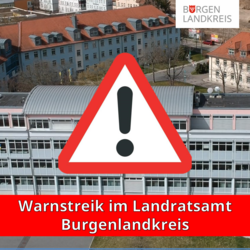Warnstreik © Pressestelle Burgenlandkreis Aufgrund des Warnstreiks ist das Straßenverkehrsamt nicht erreichbar.