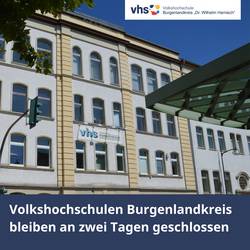 VHS Brückentag © Pressestelle Burgenlandkreis