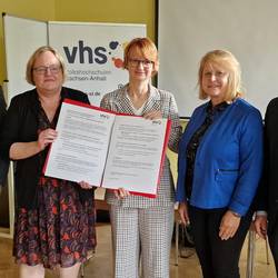 Unterzeichnung Positionspapier Vorstand