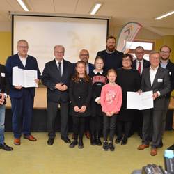 Fördermittelübergabe in der Grundschule Hohenmölsen