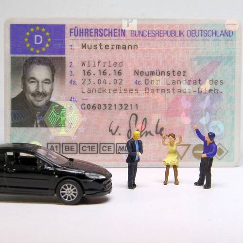 Menu: Onlineabfrage zum Bearbeitungsstand beantragter Führerscheine