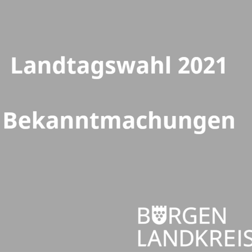 Menu: Bekanntmachungen