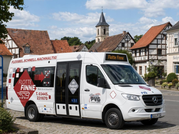 Neuer Rufbus „Flotte Finne“ startet am 17. August 2026 flotte finne