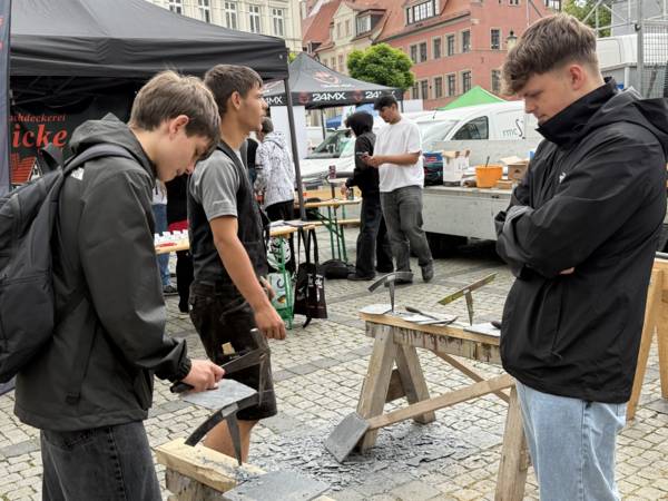 Handwerkstag © Pressestelle Burgenlandkreis Erst im Mai fand eine Handwerksmesse in Weißenfels statt - nun steht eine weitere Auflage in Naumburg an.