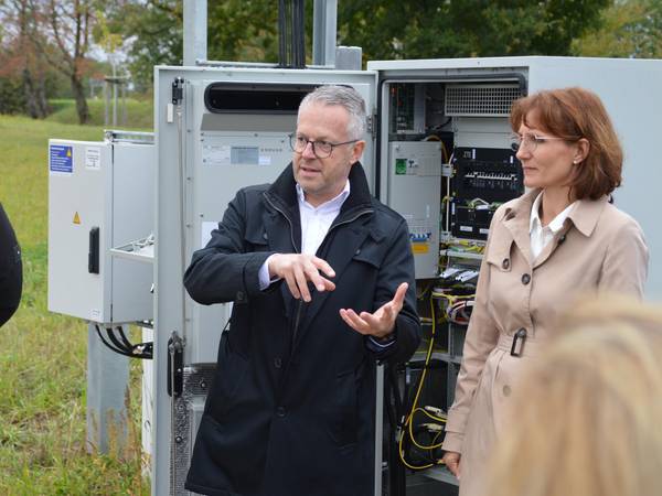 Neuer Funkmast Goldschau © Pressestelle Burgenlandkreis